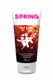 ГЕЛЬ-ЛЮБРИКАНТ SPRING HOT EXTAZ- 50МЛ,СОГРЕВАЮЩИЙ