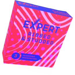 ПРЕЗЕРВАТИВЫ EXPERT ТОЧЕЧНО-РЕБРИСТЫЕ 3 ШТ