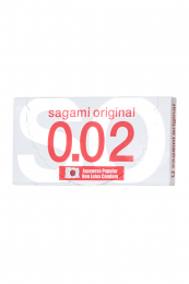 ПРЕЗЕРВАТИВЫ ПОЛИУРЕТАНОВЫЕ SAGAMI ORIGINAL 0,02 2 ШТ