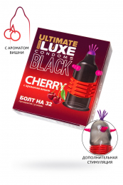 ПРЕЗЕРВАТИВ LUXE BLACK ULTIMATE БОЛТ НА 32 ВИШНЯ 1 ШТ