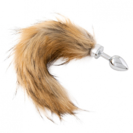 АНАЛЬНАЯ ВТУЛКА С РЫЖИМ ХВОСТОМ