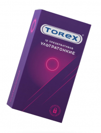 ПРЕЗЕРВАТИВЫ УЛЬТРАТОНКИЕ TOREX 12 ШТ