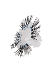 НАСАДКА И КОЛЬЦО ЭРЕКЦИОННОЕ С РЕСНИЧКАМИ И БУСИНКАМИ SEXTAZ 2 СМ