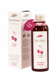 ЭЛИКСИР ДЛЯ ИНТИМНОГО УХОДА TRIPLE PLEASURE ГОРЯЧАЯ ВИШНЯ 130 ГР