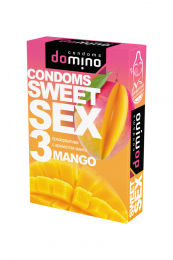 ПРЕЗЕРВАТИВЫ DOMINO SWEETSEX МАНГО 3ШТ