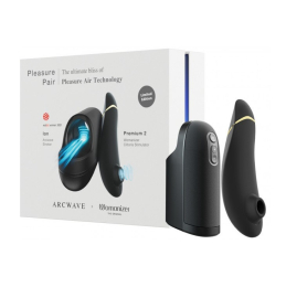 НАБОР ДЛЯ ПАР PLEASURE PAIR: МАСТУРБАТОР ARCWAVE ION+БЕСКОНТАКТНЫЙ СТИМУЛЯТОР WOMANIZER PREMIUM 2