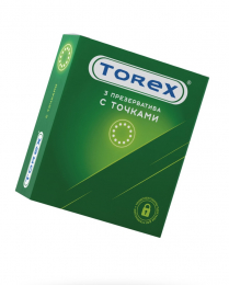 ПРЕЗЕРВАТИВЫ ТОЧЕЧНЫЕ TOREX 3 ШТ