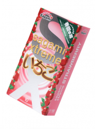 ПРЕЗЕРВАТИВЫ SAGAMI STRAWBERRY 10 ШТ