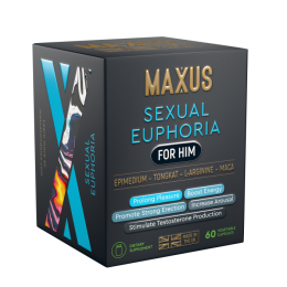 МУЖСКИЕ ВОЗБУЖДАЮЩИЕ КАПСУЛЫ MAXUS SEXUAL EUPHORIA 60 КАПСУЛ 