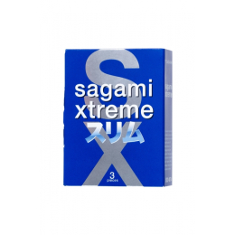 ПРЕЗЕРВАТИВЫ SAGAMI XTREME FEEL FIT ГЛАДКИЕ 3 ШТ