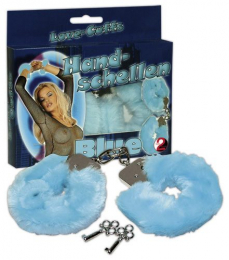 НАРУЧНИКИ МЕХ. ГОЛУБОЙ