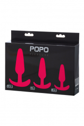 НАБОР АНАЛЬНЫХ ВТУЛОК POPO PLEASURE 3 ШТ