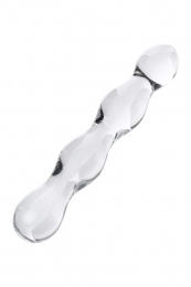 ДВУСТОРОННИЙ ФАЛЛОИМИТАТОР SEXUS GLASS 18,7 СМ
