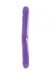 Фаллоимитатор двойной фиолет.30 см